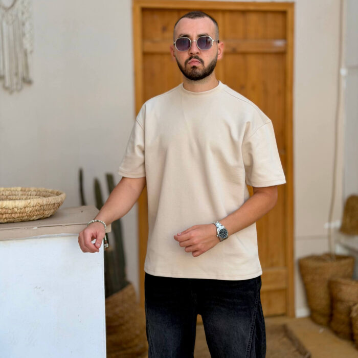 Beige Oversized T-Shirt