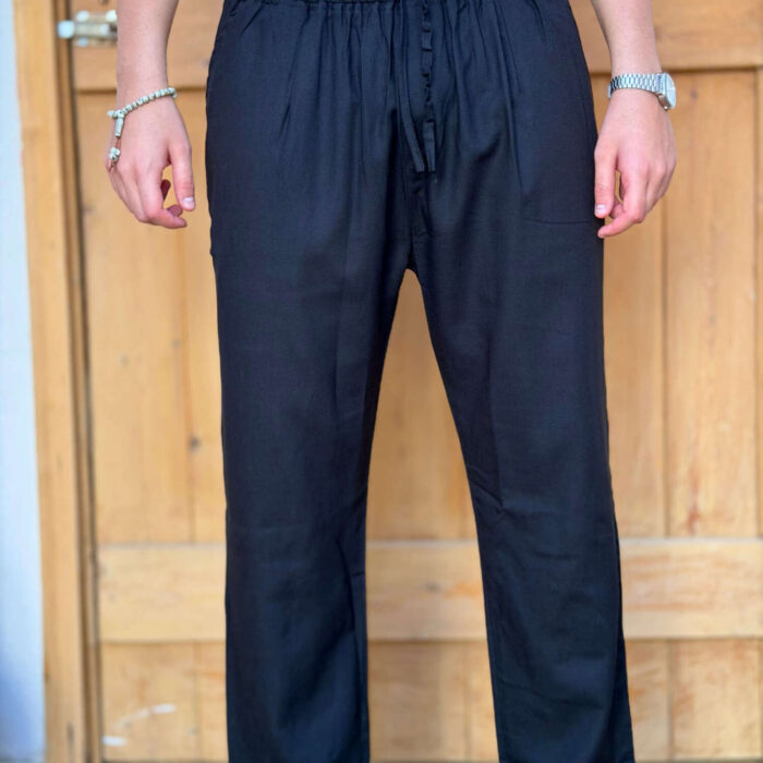 Black Linen Pants